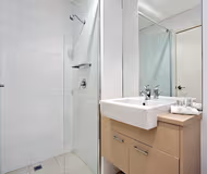 Simplistic living area in Quest Ivanhoe