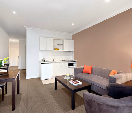 Living area - 4 bed apartment