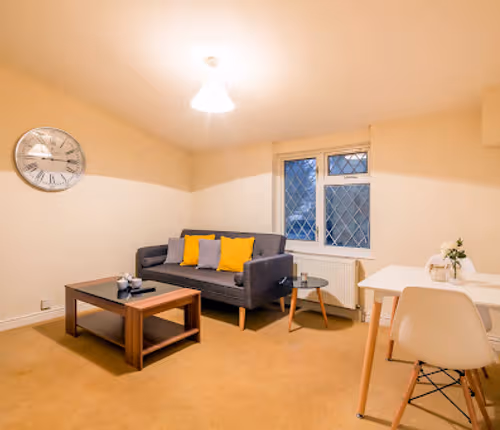 Living area at Colestrete House