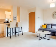 Living room - 1 bed apartment