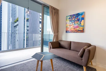 Bright living area at Alexandra View Suites, Singapore
