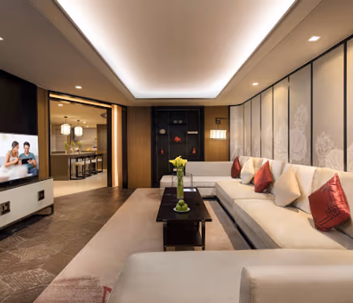 Stunning living area in Ascott Riverside Garden