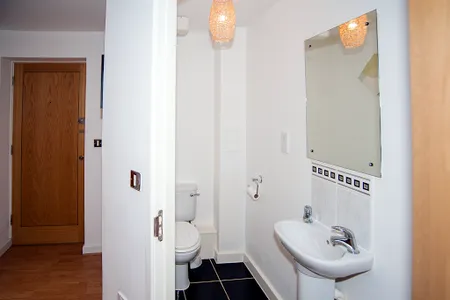Bathroom at C V Central