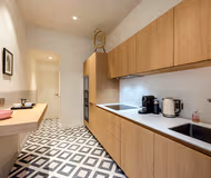 Luxury kitchen at The Grenelle Suite Serviced Apartment