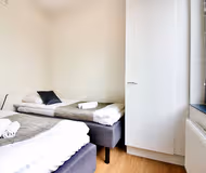 Bedroom at Forenom Turku Virusmäentie