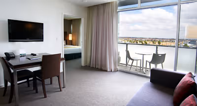 Spacious living area at Quest Caroline Springs