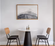 Dining space at East 33rd Street Apartment