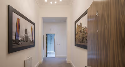 Entrance of 14 Cook Street Apartments in Liverpool City