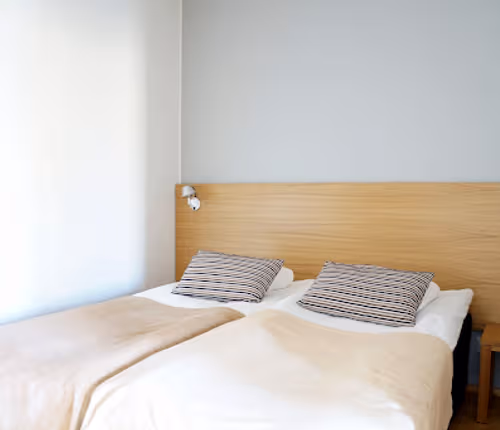 Bedroom at Tampere service apartment