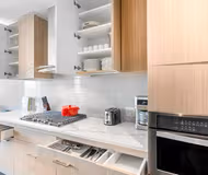 Impeccable kitchen in North Wells Street #1801 Serviced Apartment, River North