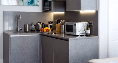 Kitchen at Marylebone apartment