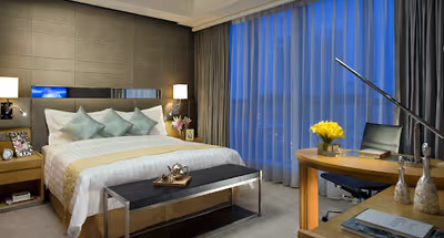 Bedroom at Ascott Raffles City  Beijing