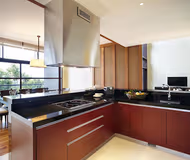 Fully equipped kitchen at Sentosa Island Serviced Apartments
