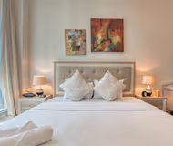 Luxury bedroom at Torch Tower Serviced Apartments, Dubai Marina