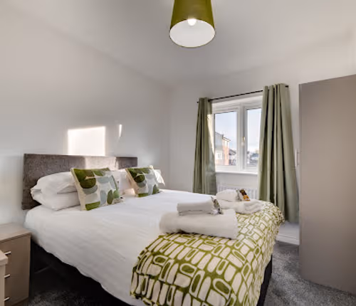 Bedroom at Grebe House