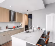 Luxury kitchen at North Wells Street #1801 Serviced Apartment, River North
