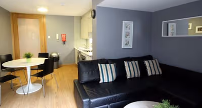 living space at Temple Bar apartment