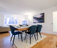 Dining space at Midtown East apartment