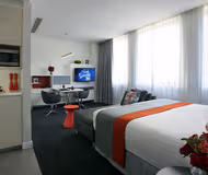 Fully equipped kitchen at Citadines St Georges Terrace Perth