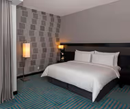 King sized bedroom at Deira Creek Street Serviced Apartments, Deira