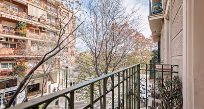 Bright living area at Joan Miro