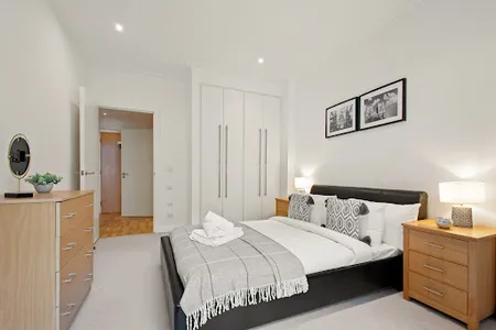 Bedroom at South Quay Serviced Apartments by MySquare