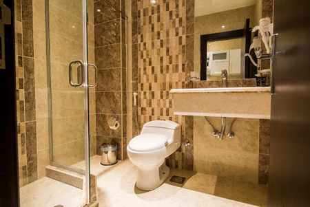 Bathroom at Hamad Al Jaser Road Serviced Apartments
