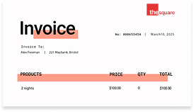 Centralised Invoicing